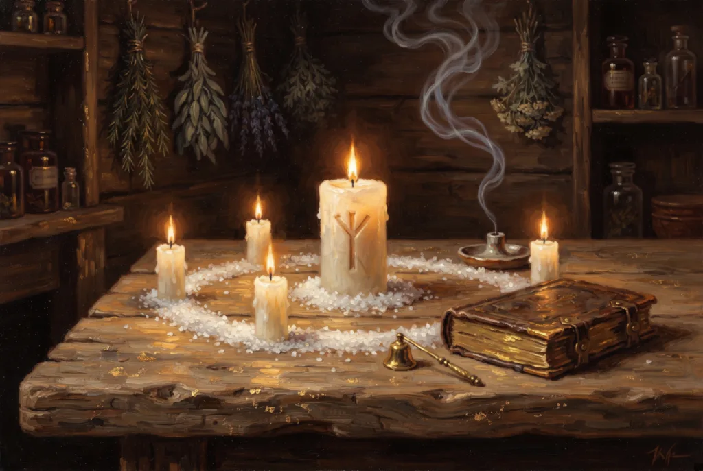 rune algiz potection spell