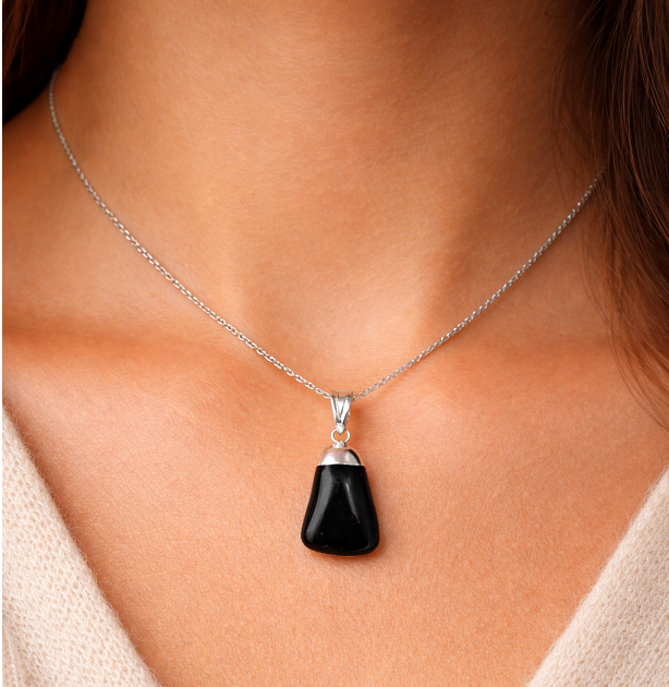 Black Tourmaline Pendant for Protection - Image 2