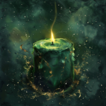 green candle for money visualization spell