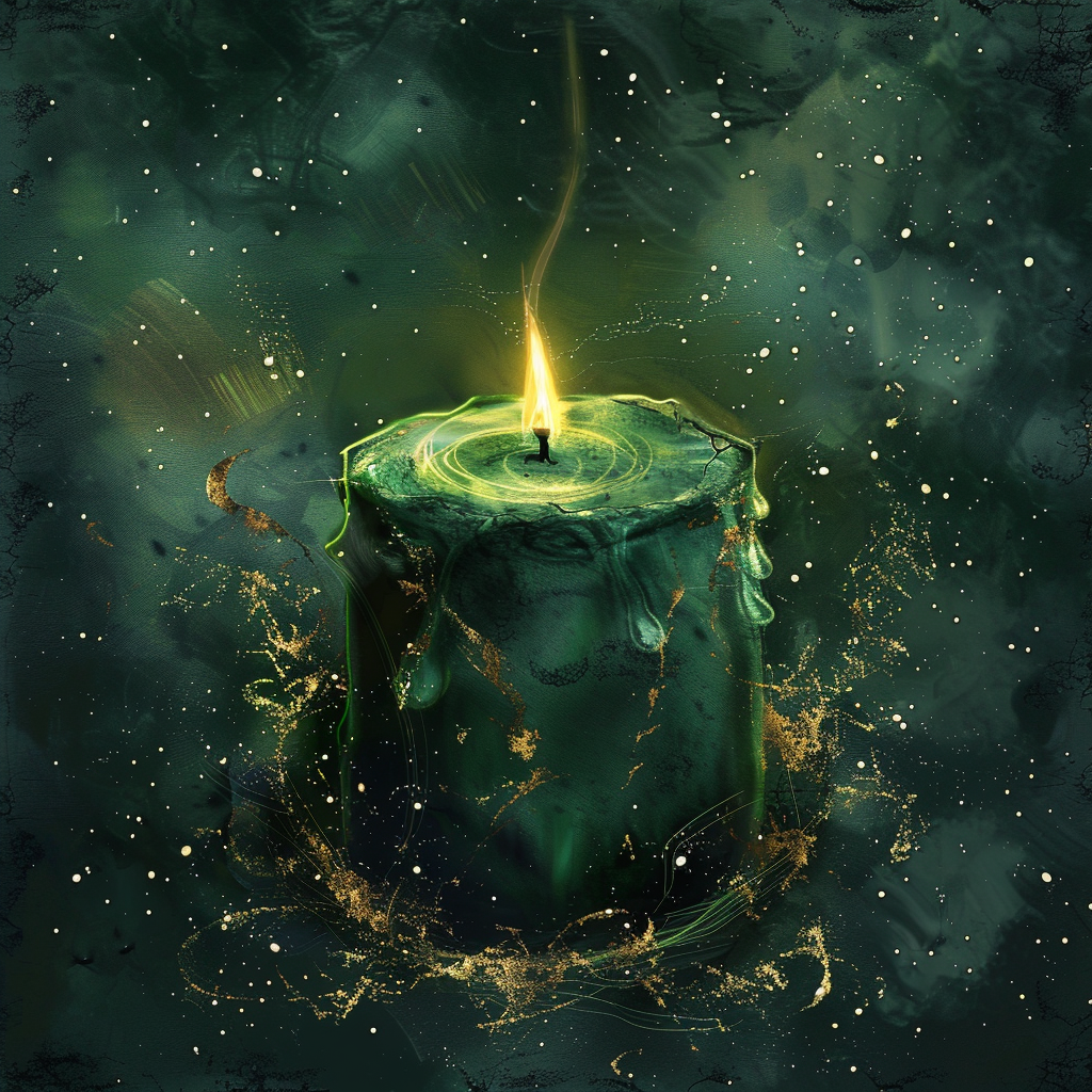 green candle