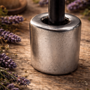 silver chime candle holder